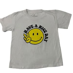 Kid Dangerous happy face tee shirt